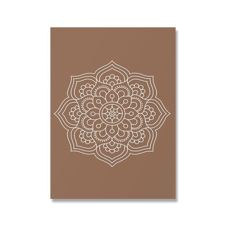 Mandala Buddha Lotus Canvas Posters