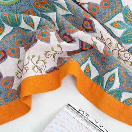 Mandala Pattern Bedspread