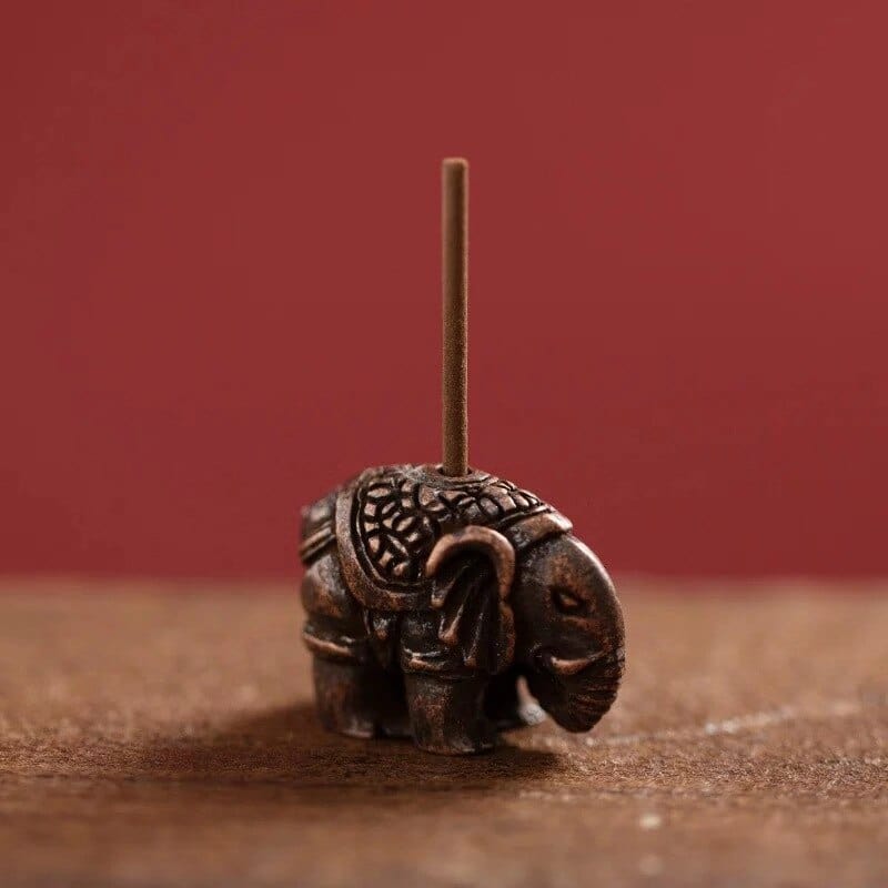 Mini Elephant Incense Stick Holder