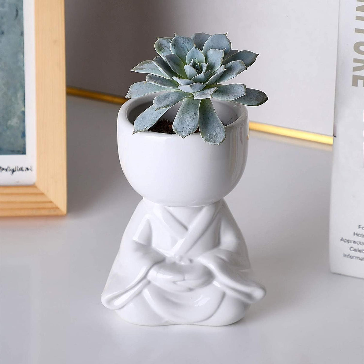 Monk Flower Pot