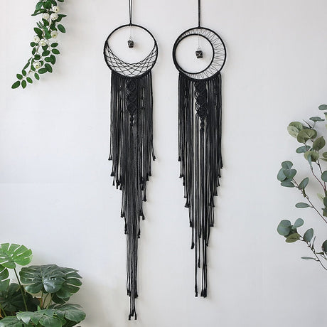 Sun And Moon Black Dream Catcher