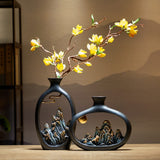 Mountains Feng Shui Wealth Vase