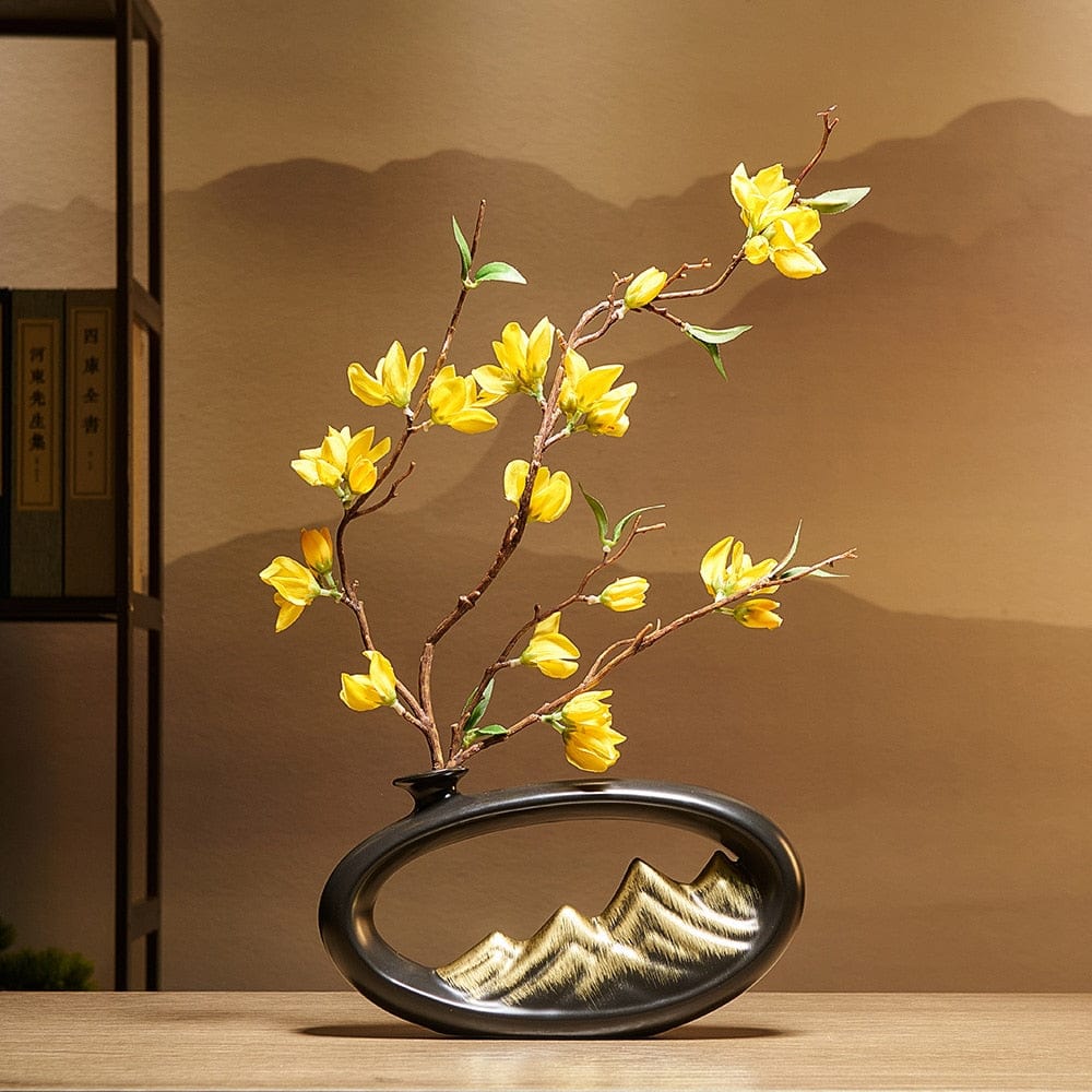 Mountains Feng Shui Wealth Vase