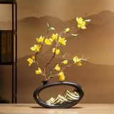 Mountains Feng Shui Wealth Vase