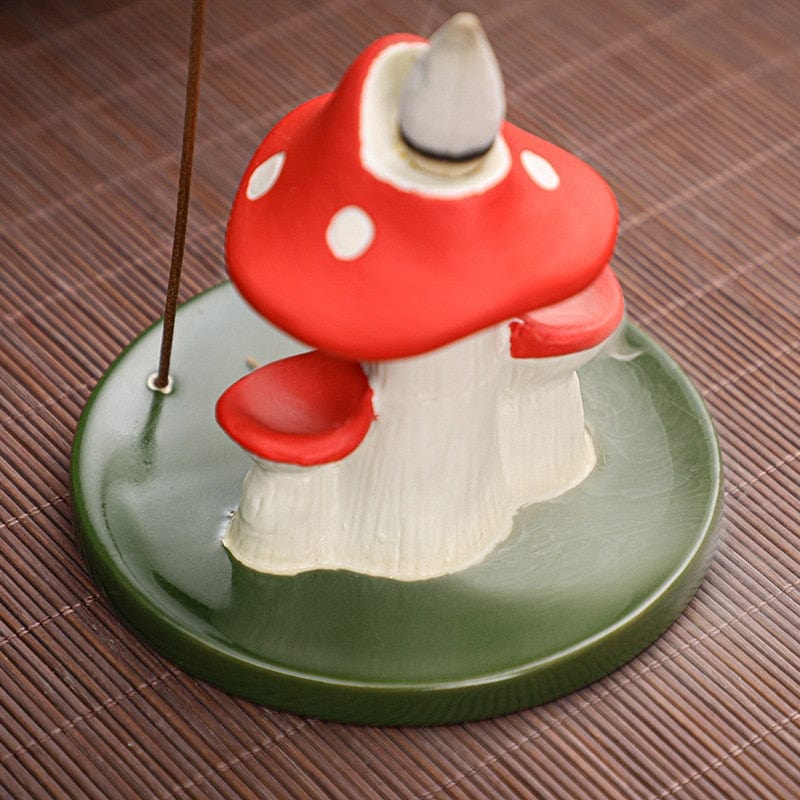 Mushroom Backflow Incense Burner