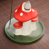 Mushroom Backflow Incense Burner
