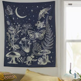 Mushroom Garden Tapestry