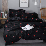 Mushroom Print Duvet Set 3pcs