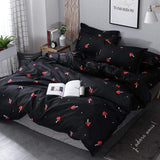 Mushroom Print Duvet Set 3pcs