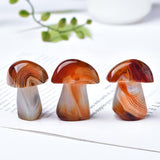 Natural Agate Crystal Mushroom