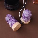 Natural Amethyst Crystal Lamp