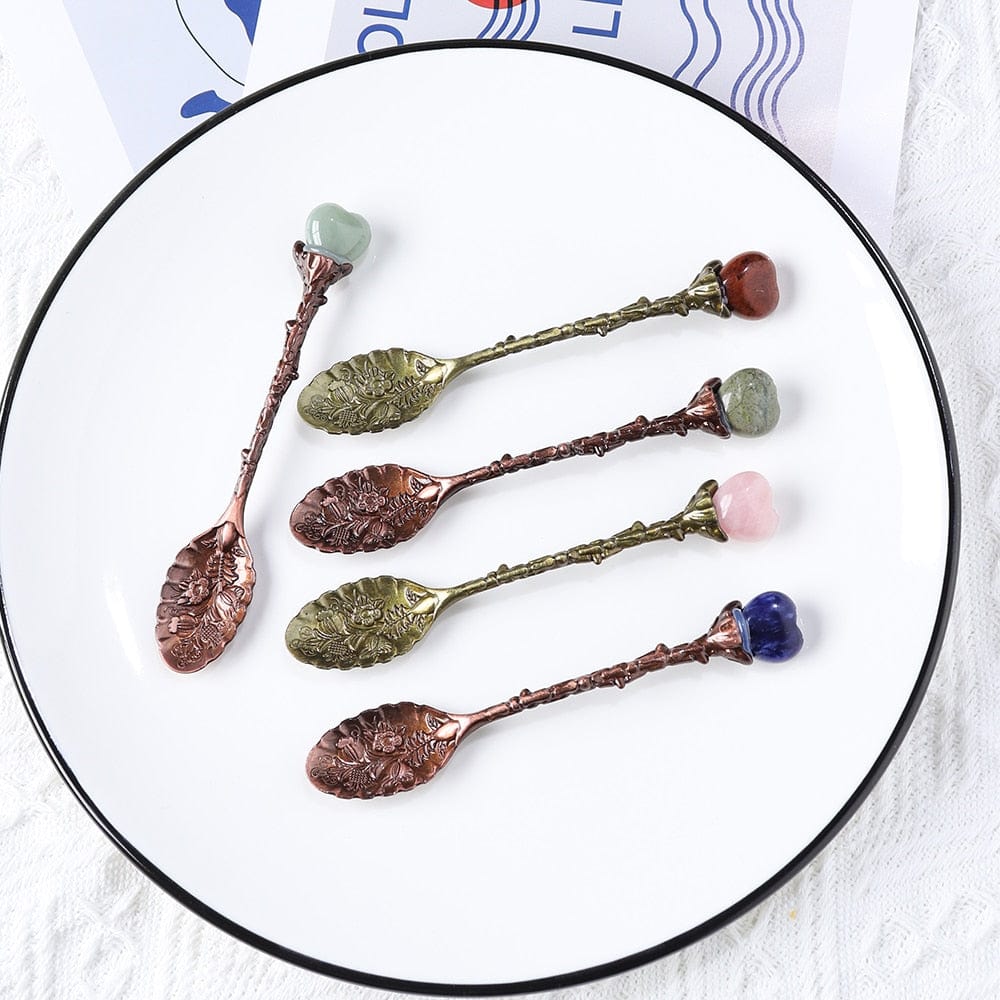 Natural Crystals Spoon Set