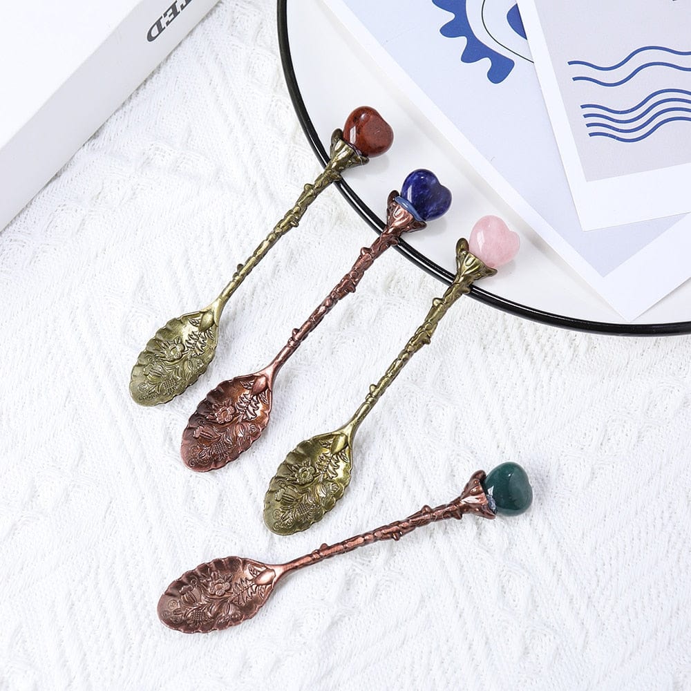 Natural Crystals Spoon Set