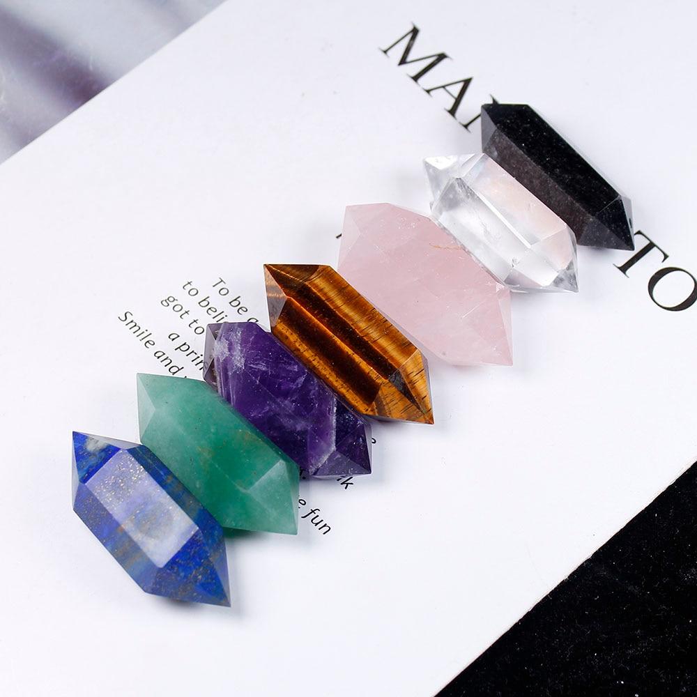 Natural Quartz Crystals Point Wand Gift Box