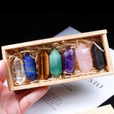 Natural Quartz Crystals Point Wand Gift Box