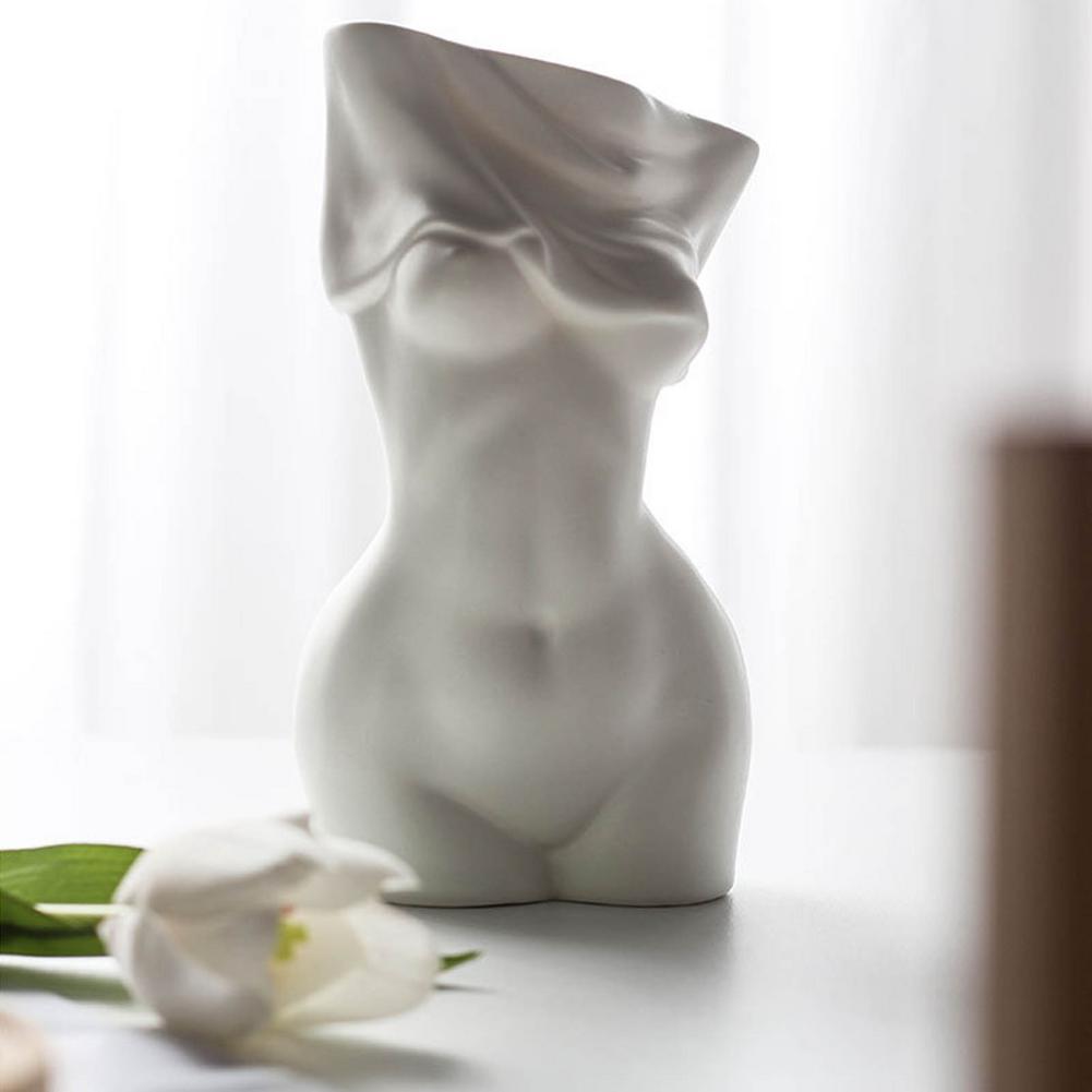 Female Form Sculpture Vase