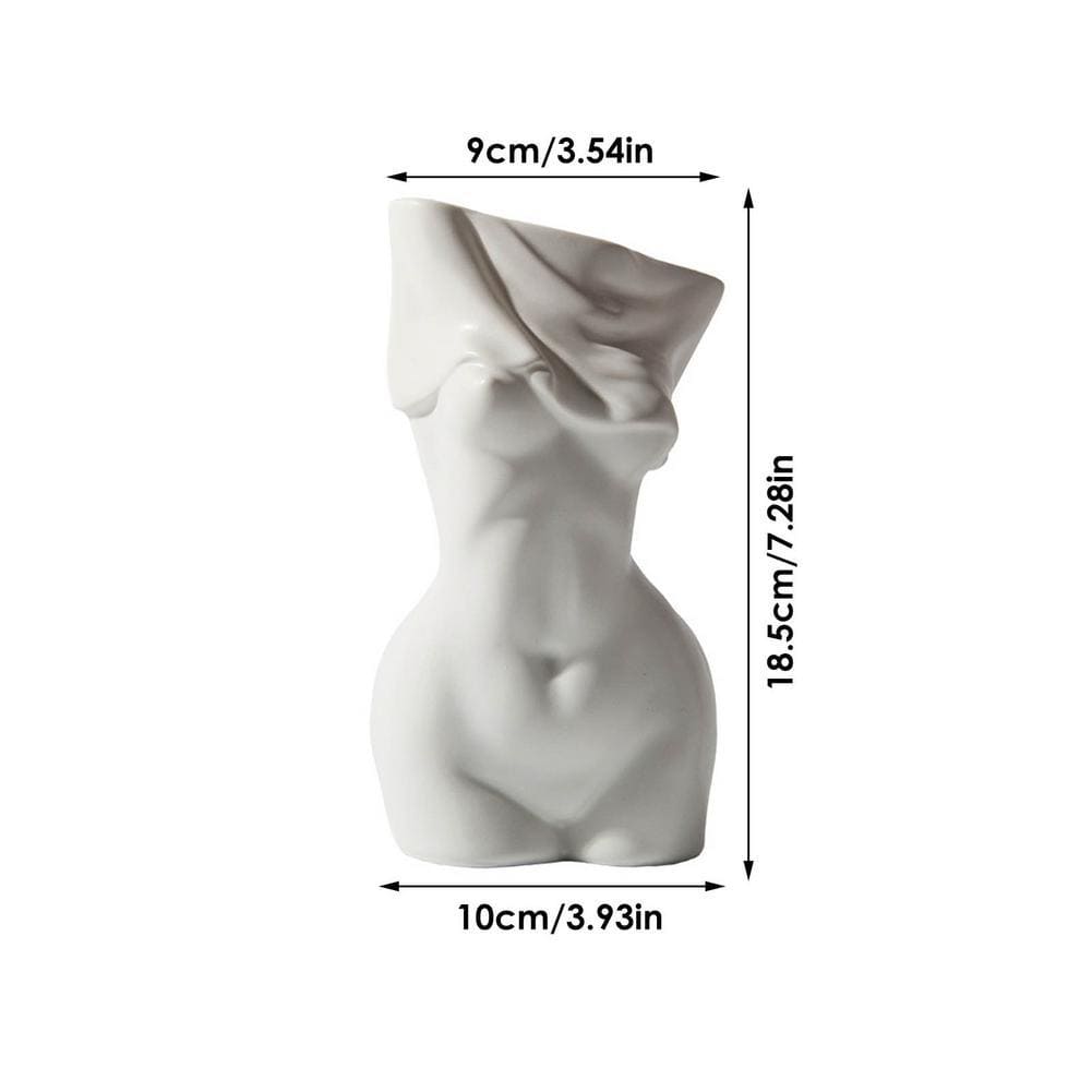 Female Form Sculpture Vase