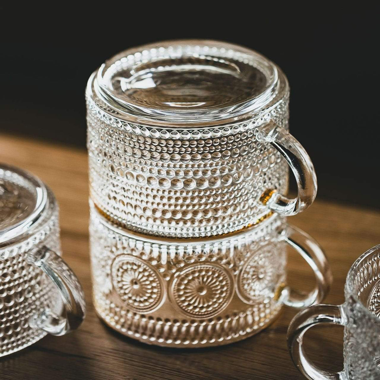 Nordic Elegant Glass Cups