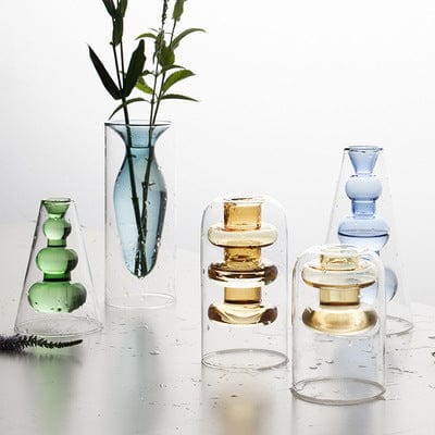 Nordic Hydroponic Transparent Glass Vase