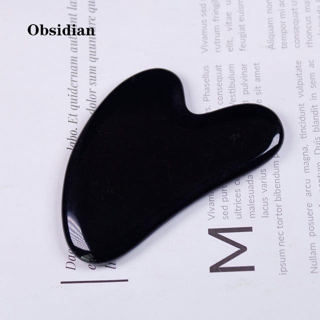 Gua Sha Heart Shaped Crystal Quartz