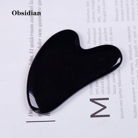 Gua Sha Heart Shaped Crystal Quartz