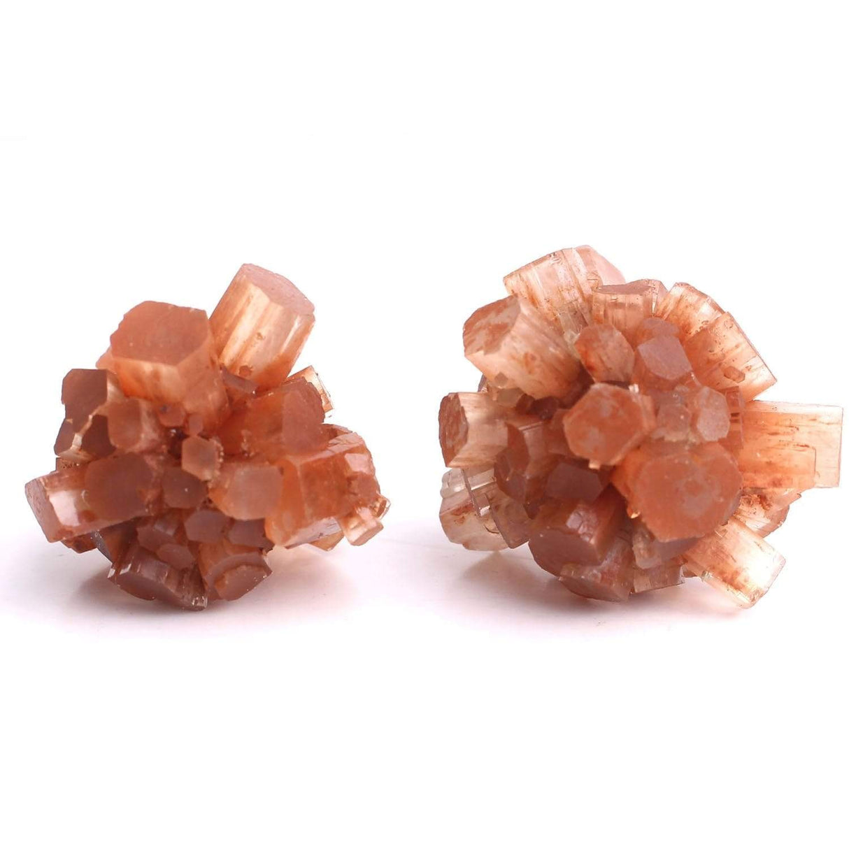 Orange Aragonite Crystal Cluster