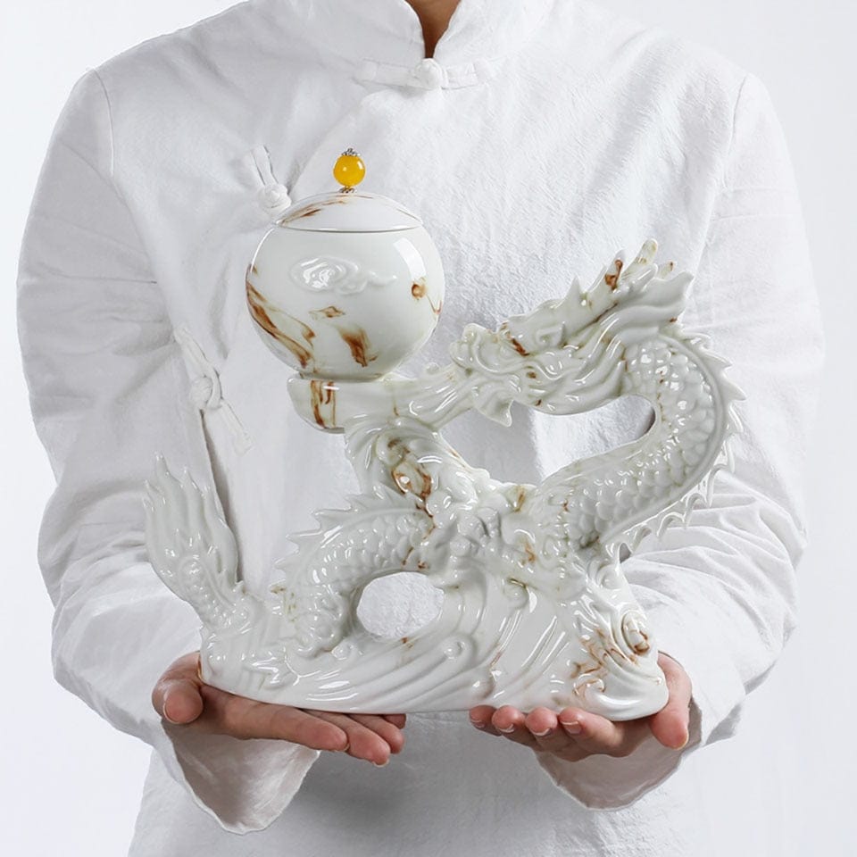 Oriental Dragon Tea Pot