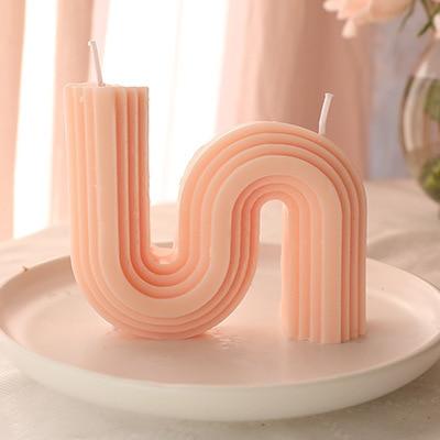 Handmade Wave Candle