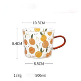 Fruits Coffee Glass Mug