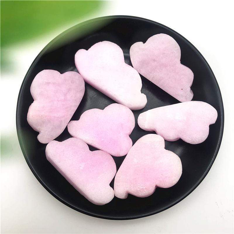Pink Aragonite Cloud Shaped Stone