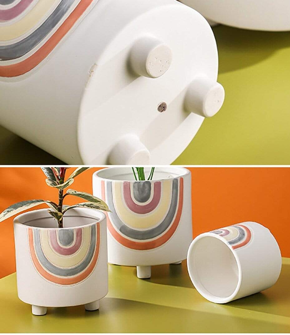 Rainbow Flower Pot