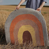 Rainbow Tasseled Rug