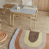 Rainbow Tasseled Rug