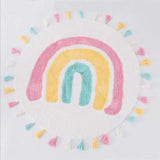 Rainbow Tasseled Rug