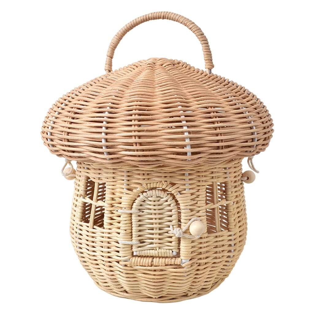 Rattan Mushroom Basket