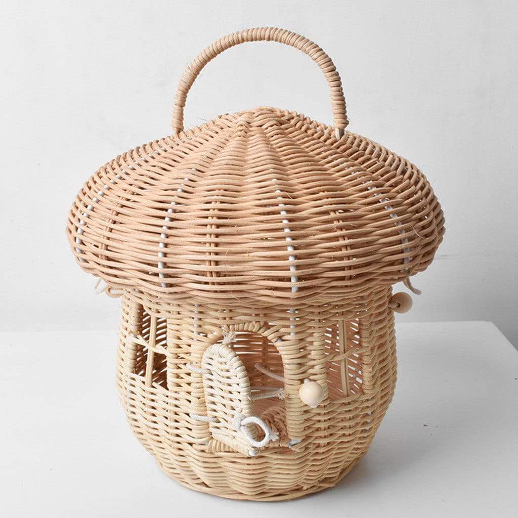 Rattan Mushroom Basket