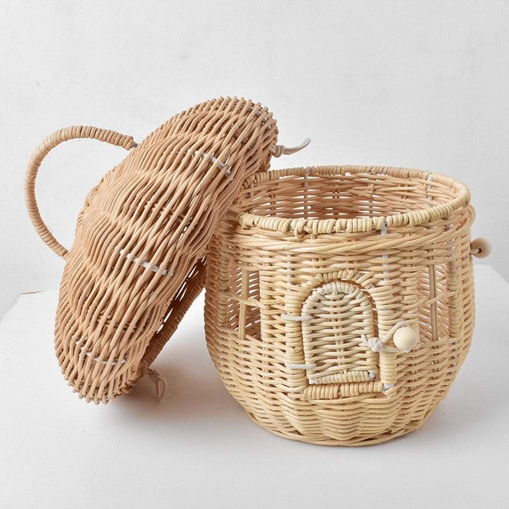 Rattan Mushroom Basket