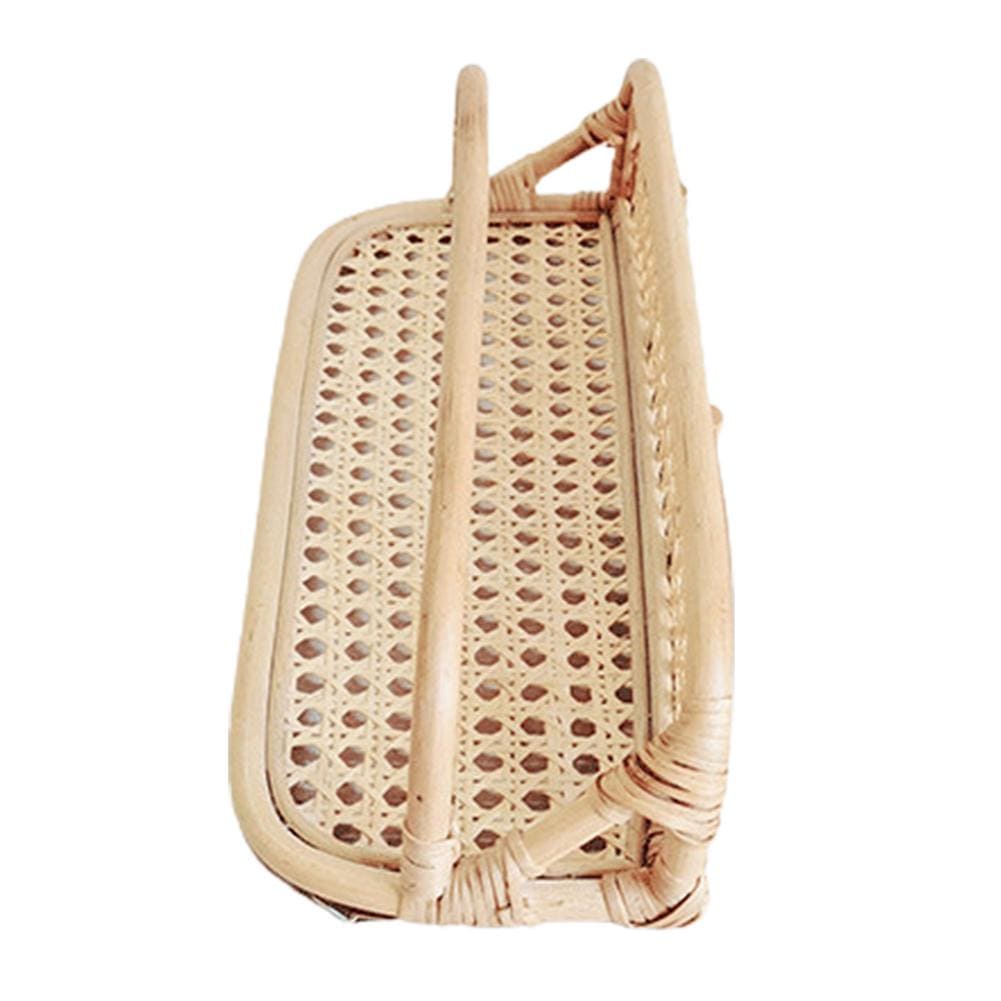 Koa Rattan Display Wall Shelf