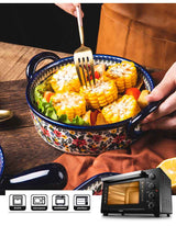 Retro Floral Ceramic Tableware