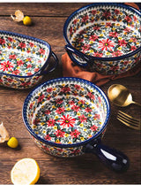 Retro Floral Ceramic Tableware