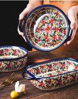 Retro Floral Ceramic Tableware