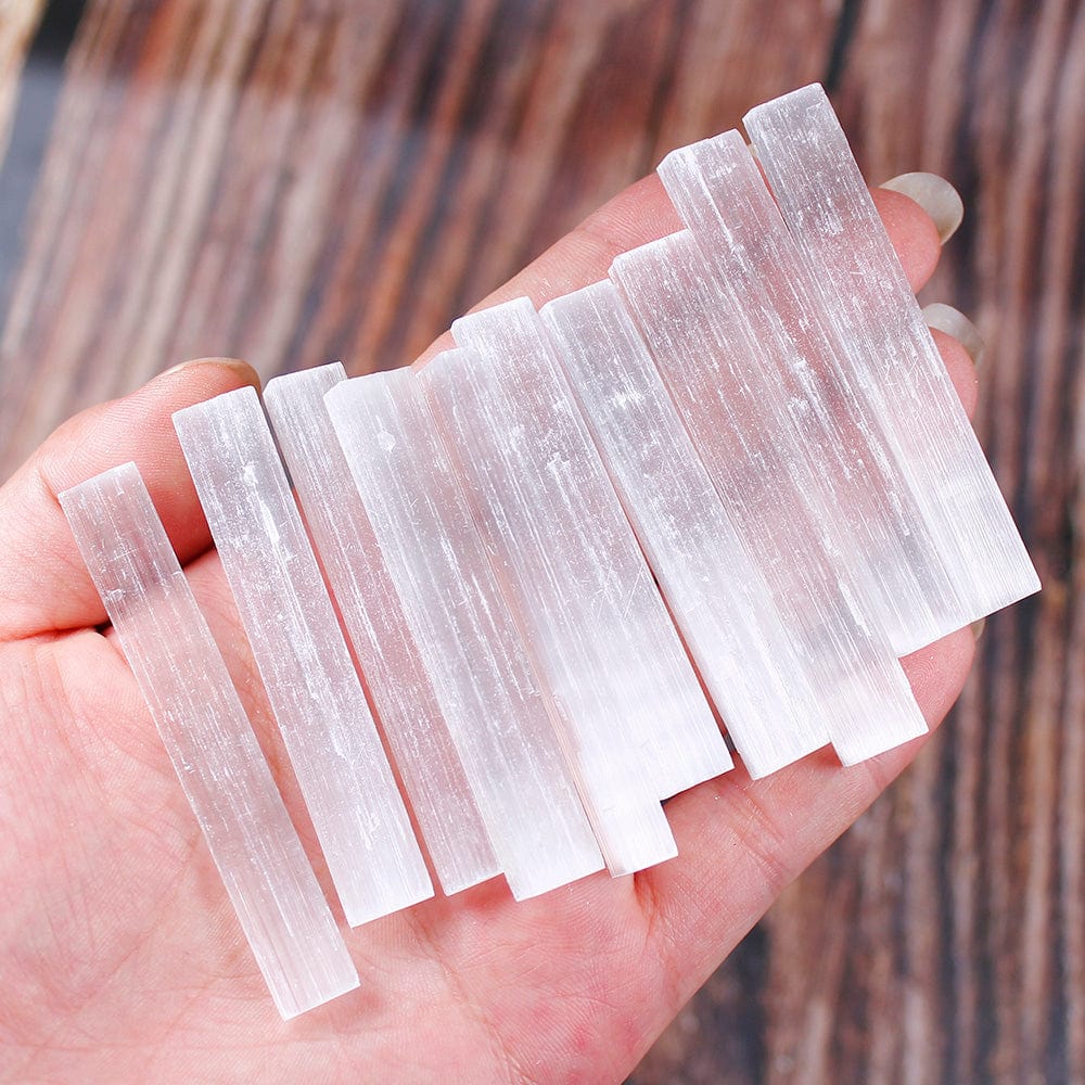 Selenite Crystal Sticks (10pcs)