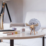 Sheep & Reindeer Snowflake Coasters with Wooden Stand