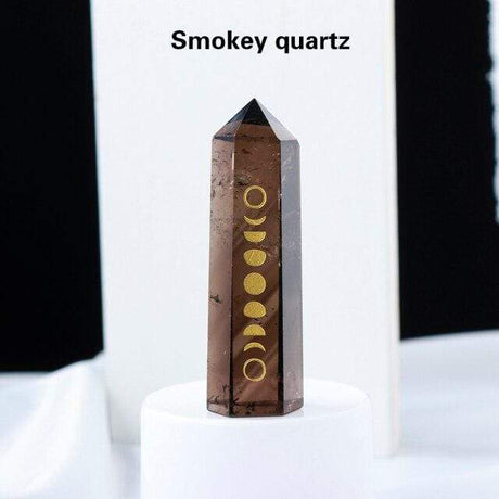 Moon Phases Natural Crystal Wands