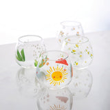 Spring is in the Air Glass Cups