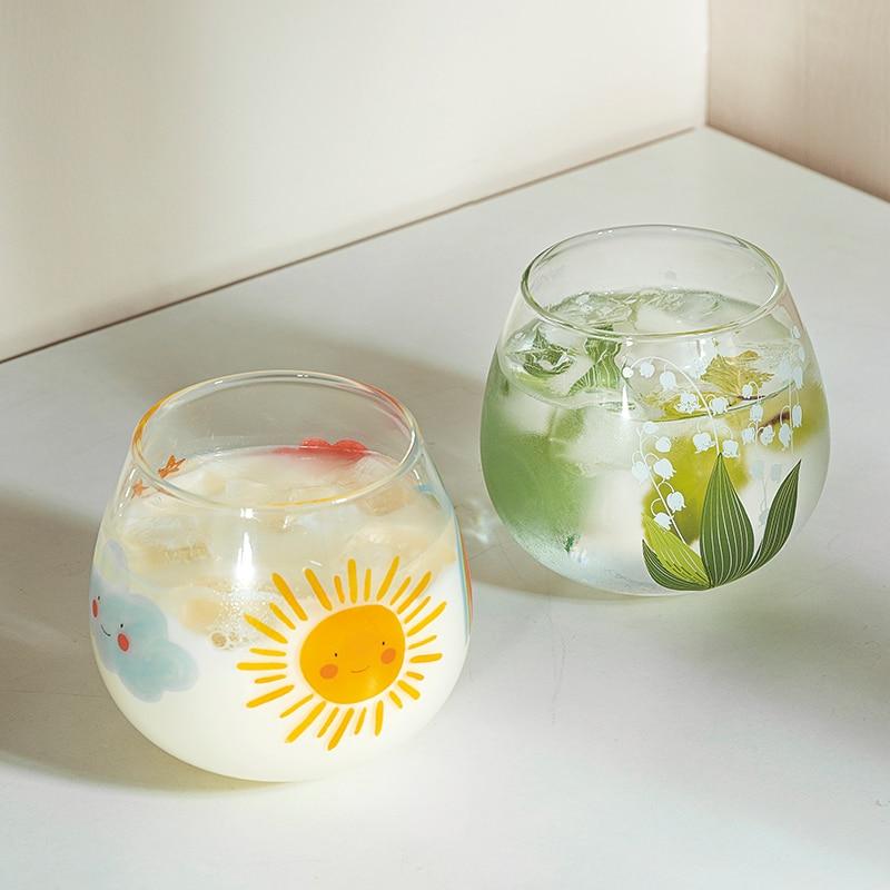 Spring is in the Air Glass Cups