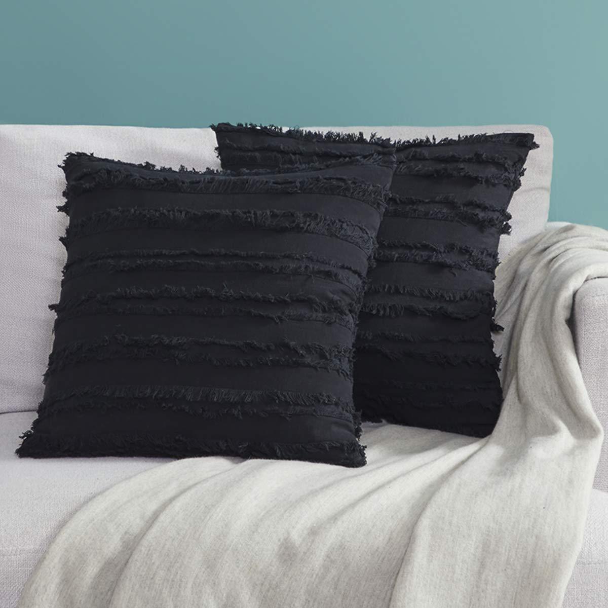 Square Cotton Pillow Cover (11 colors)