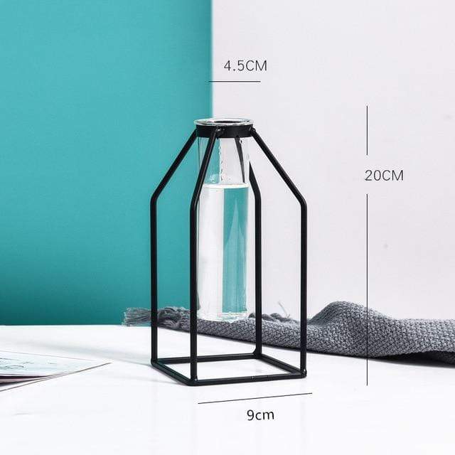 Geometric Nordic Iron Vases