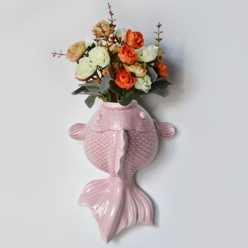 Modern Fish Wall Vase