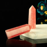Strawberry Quartz Crystal Point Tower